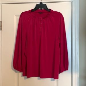 Adrianna Papell XL Fushia Blouse